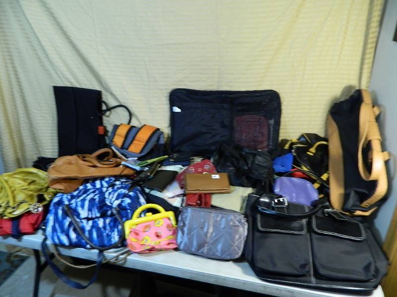 lot 78 image: HUGE Lot of Purses, Wallets, Bags, and More