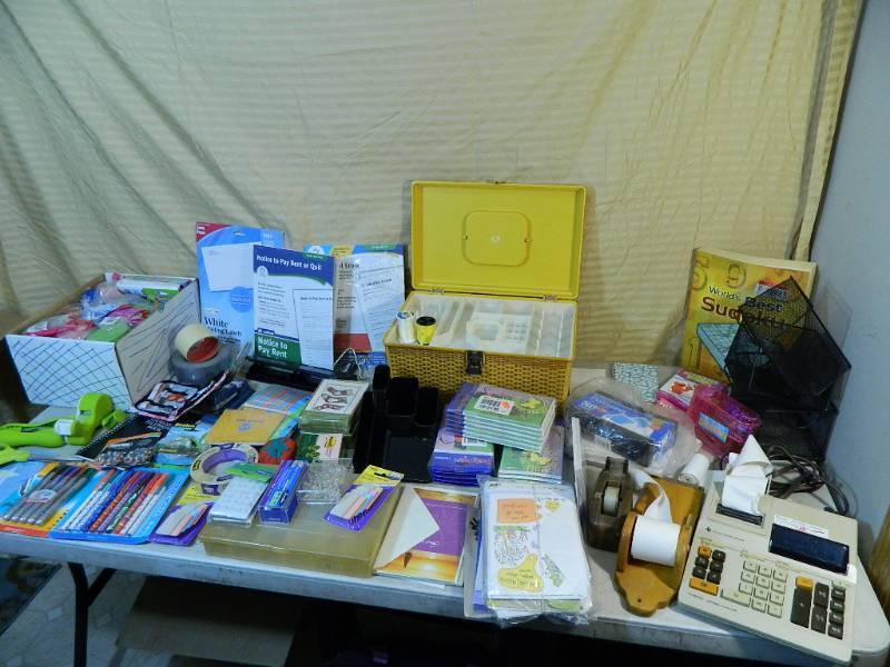lot 87 image: Assorted Office and Craft Supplies