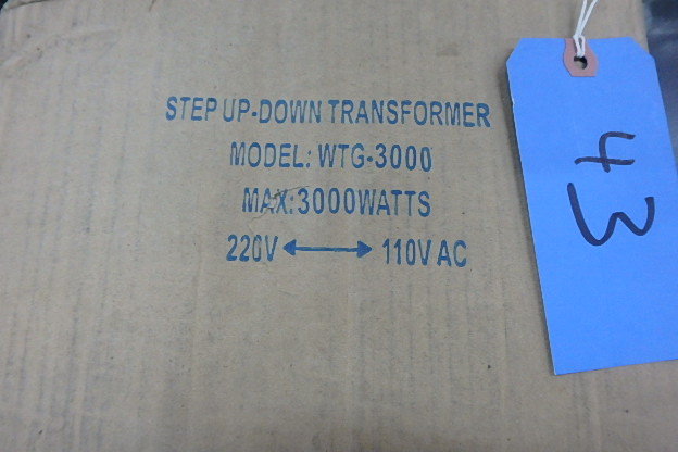 lot 43 image: Large Step up-Down Transformer