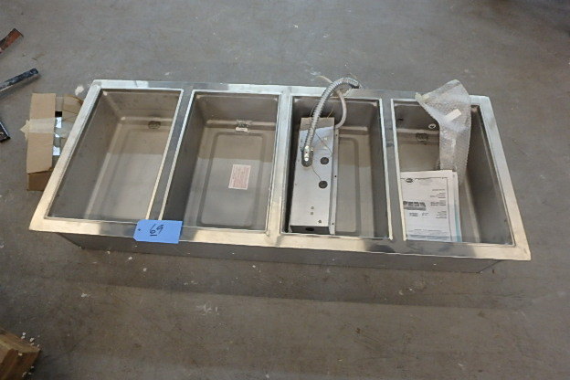 lot 69 image: Stainless Four Well Warmer