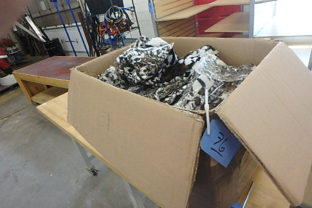lot 76 image: Box of Fancy Scarves