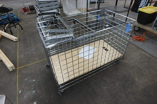 lot 84 image: Stainless Wire Cart