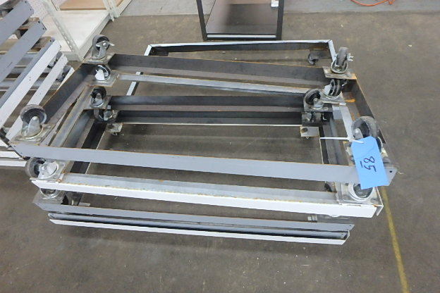 lot 85 image: Wheeled Steel Bases