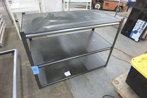 lot 87 image: Short Steel Shelf