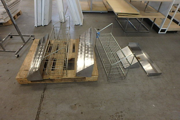 lot 92 image: Stainless KitchenBarback Pieces