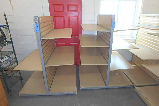 lot 94 image: (2) Slatwall DisplayRacks