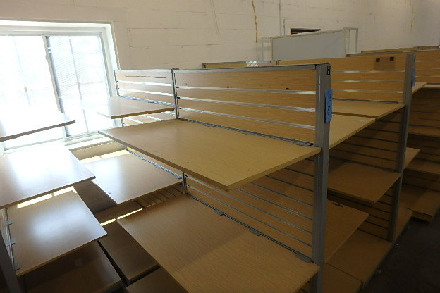 lot 95 image: (2) Slatwall DisplayRacks