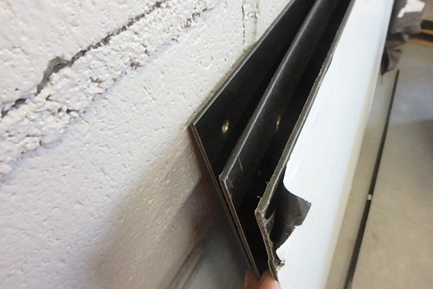 lot 108 image: (3) Large Pieces Hard Plastic Sign Board
