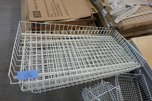 lot 136 image: Shelf Baskets