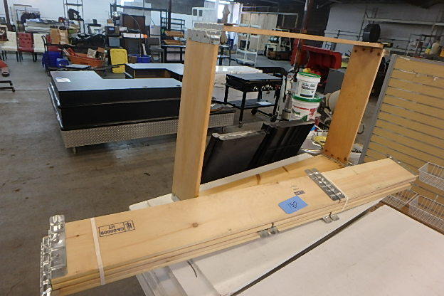 lot 150 image: (3) Sections Uline Pallet Base