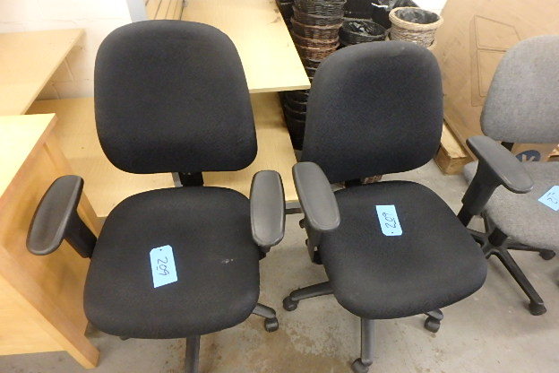 lot 209 image: Two Office Chairs