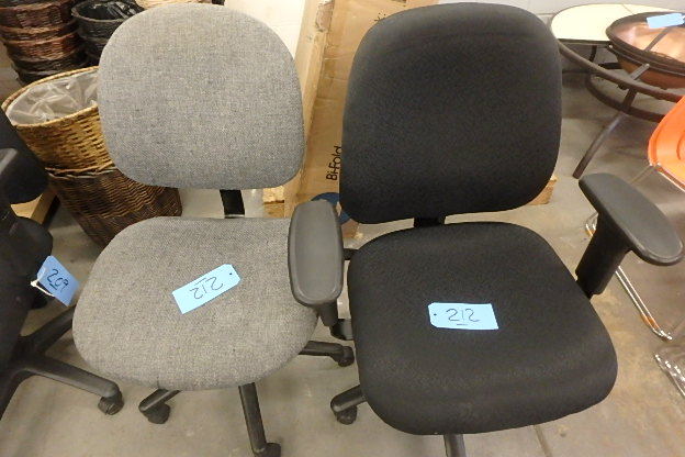 lot 212 image: Two Office Chairs