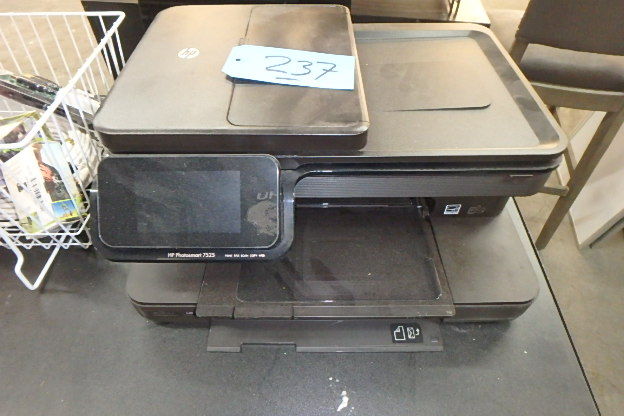 lot 237 image: Printer, Fan, Neat Freak Rack,Cables