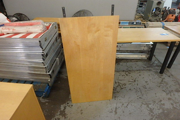 lot 249 image: Room and Board Maple Parsons Desk