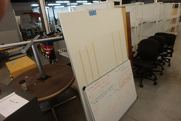 lot 257 image: Two Wall Mount White Boards