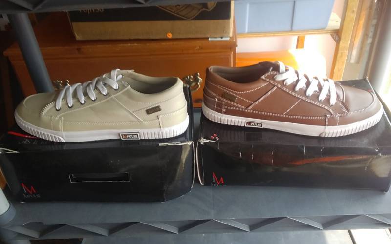 lot 44 image: 2 Pair Shoes Size 15 NEW