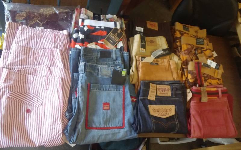 lot 49 image: 8 Pair Pants, 8 Pair Shorts (Waist 38)