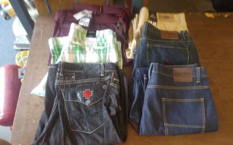lot 50 image: 3 Pair Pants, 3 Pair Shorts (Waist 40)