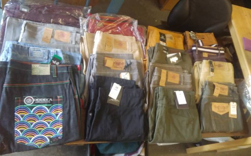 lot 51 image: 12 Pair Pants, 4 Pair Shorts (Waist 42)