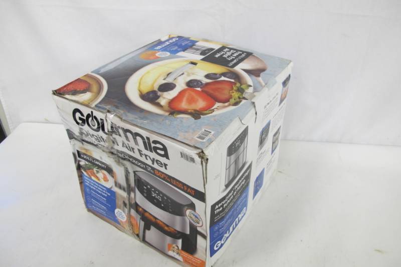 lot 34 image: Gourmia 6 Qt Digital Air Fryer Aero Crisp