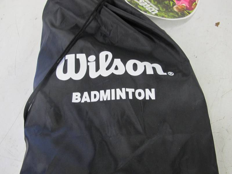 lot 106 image: Wilson Badminton 4pc Set - Blye Blue