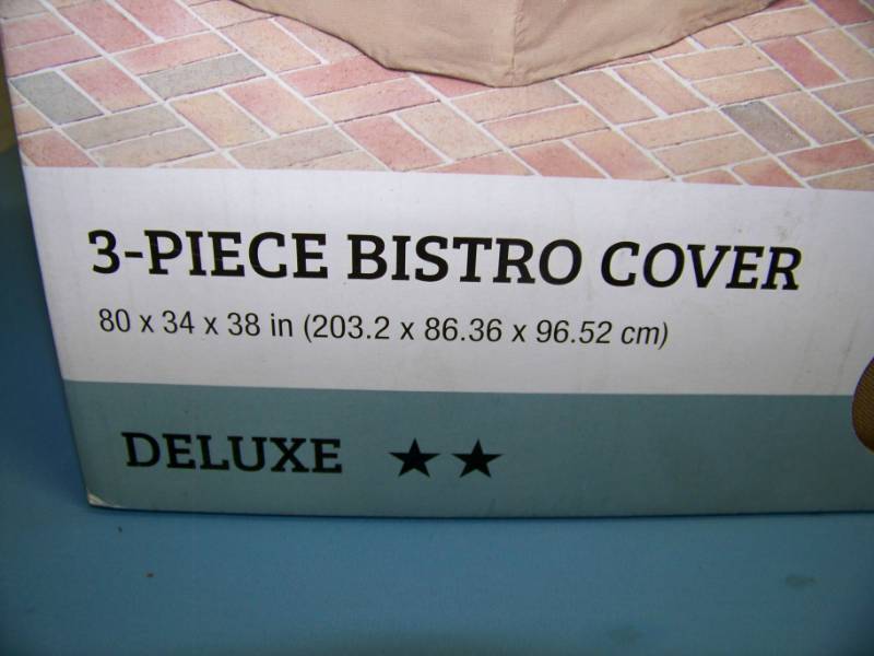 lot 29 image: 3-Piece Bistro Cover and 5-Piece Dining Set Cover - NEW in Original Boxes
