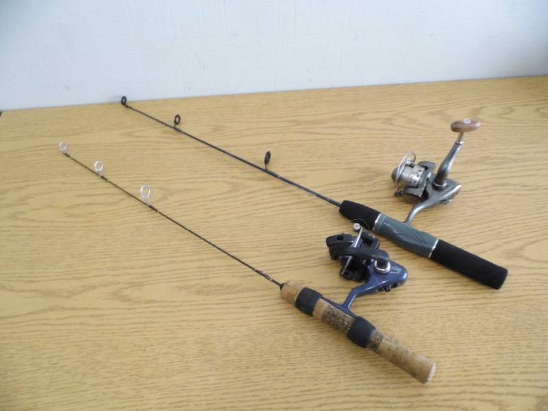 Lot of 2  Quantum Ice XP & Northstar Rods w Reels