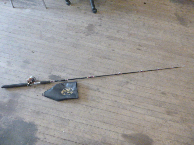 lot 53 image: St. Croix Muskie Hunter Rod and Reel