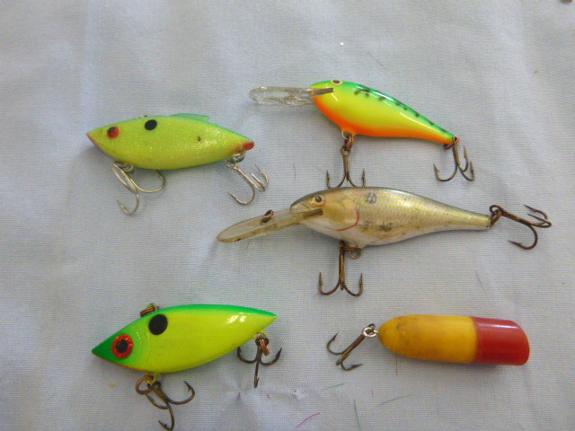 lot 113 image: 5 Hard Bait Lures