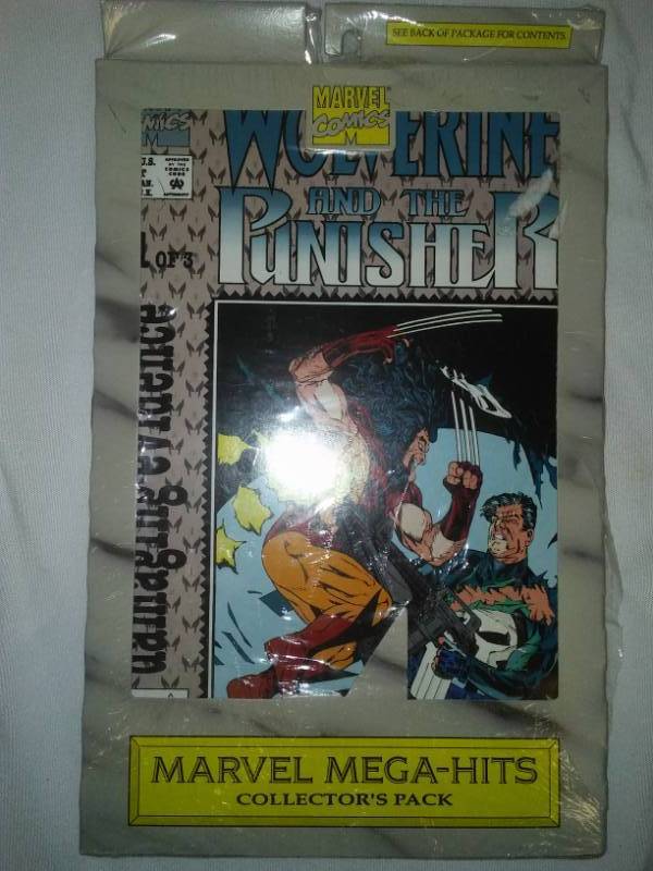 lot 159 image: Wolverine and the Punisher Marvel Mega - hits collectors pack
