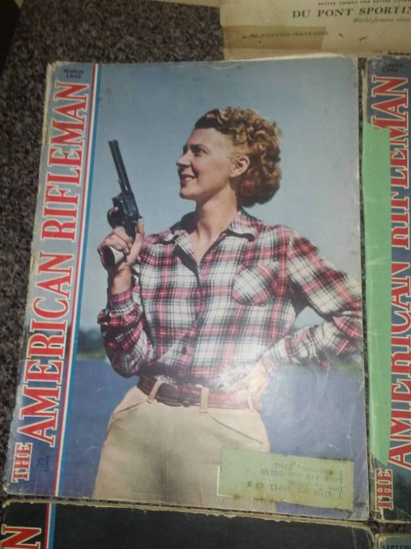 lot 2 image: 1949 American Rifleman magazine. (5)