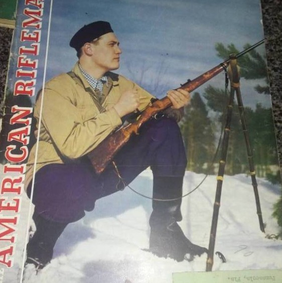 lot 6 image: 1955 American Rifleman magazine. (6)