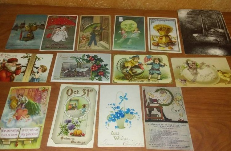 lot 51 image: 1907, 08, 12 postcards - 14