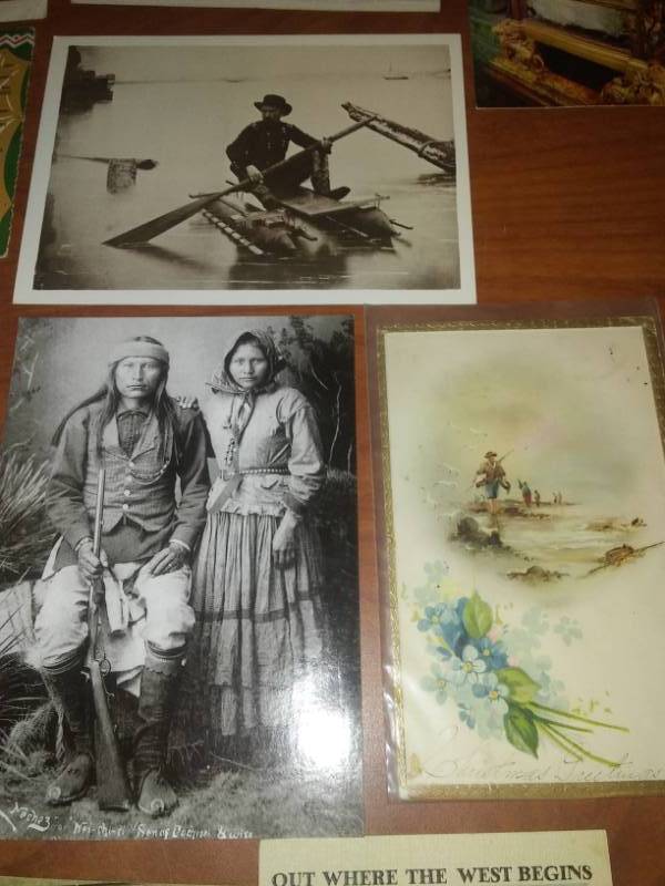 lot 57 image: 25 postcards, 1912 and newer, Custer International and more.