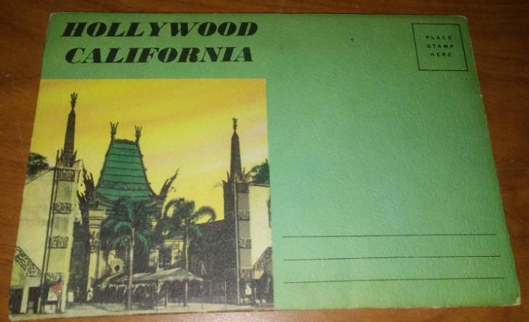 lot 58 image: Hollywood California postcard packet, circa 1953