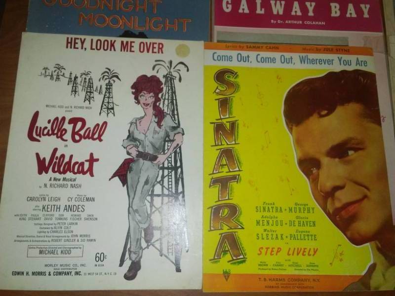 lot 144 image: 19 pieces of sheet music - all good to near Mint.