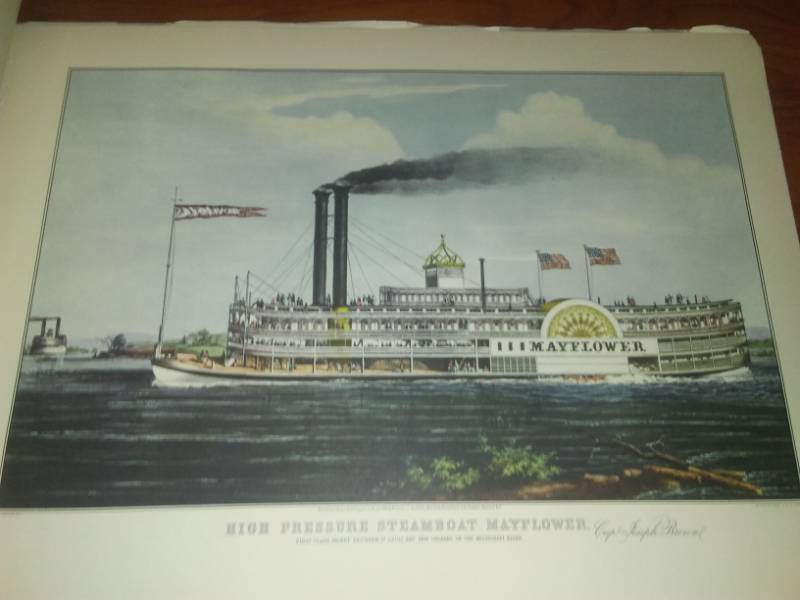 lot 150 image: Currier and Ives treasury book suitable for framing.