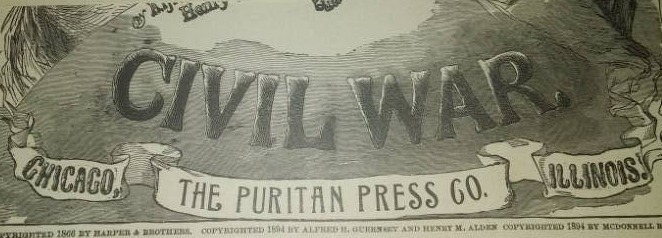 lot 151 image: Harpers Pictorial History of Civil War. 1894 No Reserve