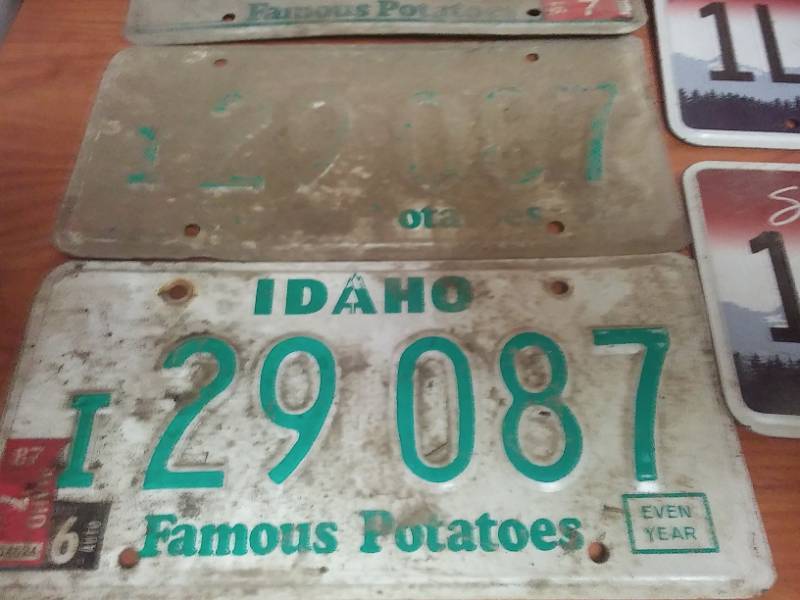 lot 185 image: Idaho License Plates (5)