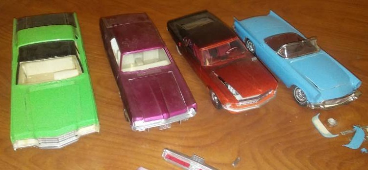 lot 189 image: Model Cars (4) 125 scale AMT, Monogram.