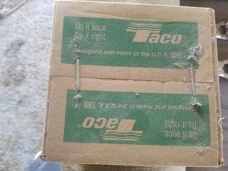 lot 68 image: Taco Cartridge Circulator Pump