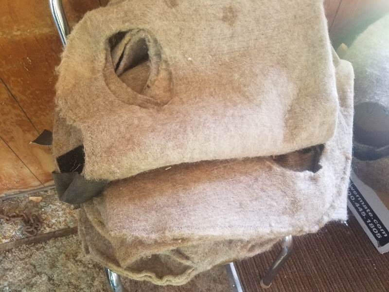 lot 83 image: Calf Coats & Gunny Sacks