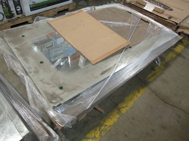 lot 87 image: Approximately 20 Mirrored Glass Panels Each Measuring 36 X 60