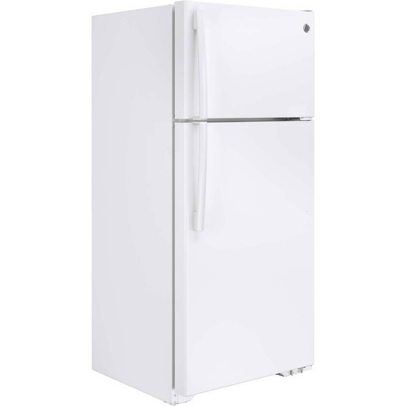lot 153 image: GE 15.5-cu ft Top-Freezer Refrigerator (White) ENERGY STAR GTE16GTHWW - NEW IN BOX