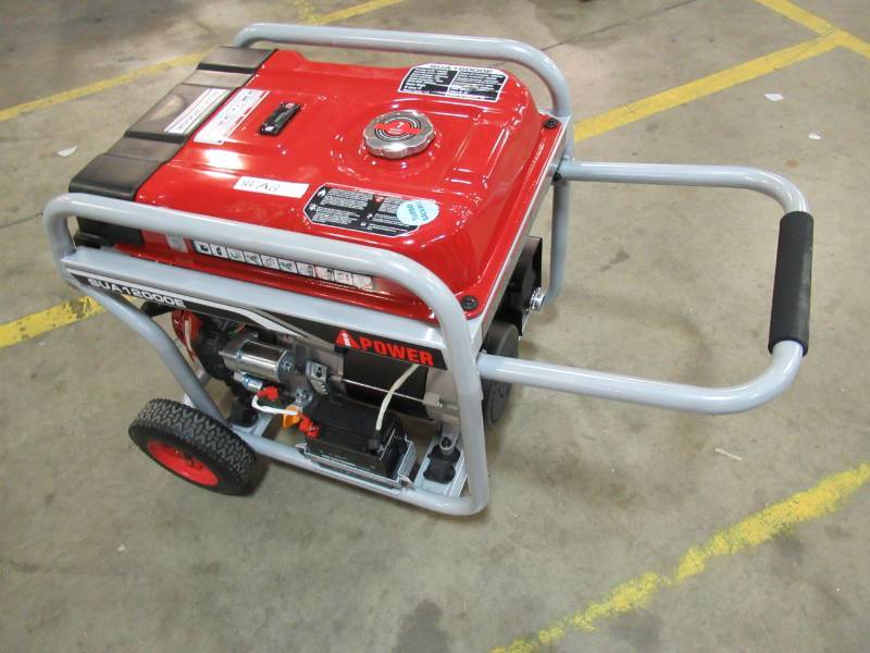 lot 36 image: A-ipower 9000-Watt Gasoline Powered Start Portable Generator, SUA12000EC - New out of Box