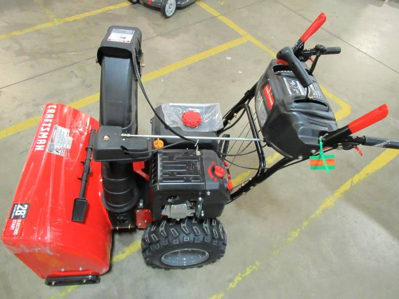 lot 37 image: CRAFTSMAN 28-in Three-stage Self-propelled Gas Snow Blower CMXGBAM1054546, BRAND NEW OUT OF BOX UNDER WARRANTY