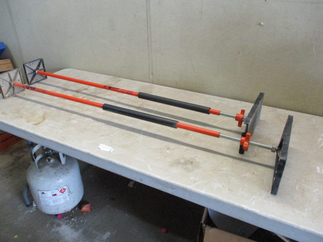 lot 9 image: Cabinet Mounting Stands