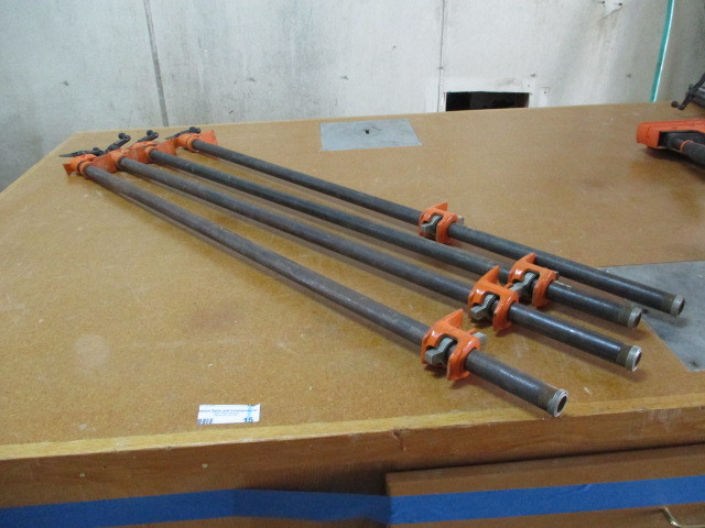 lot 15 image: 48 Bar Clamps