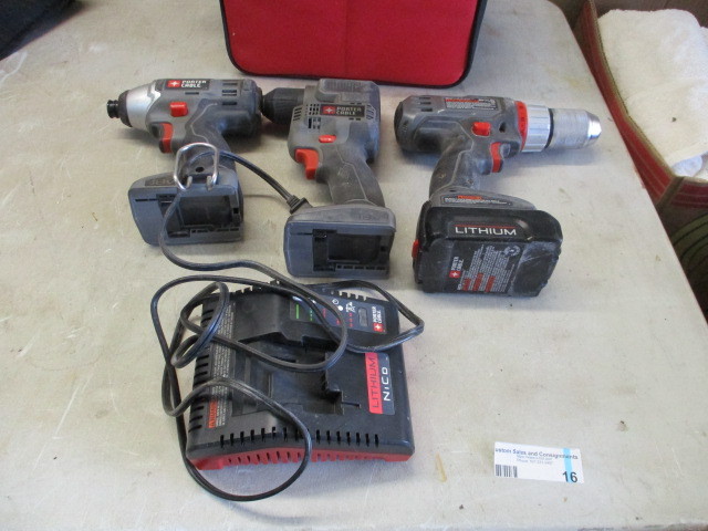 lot 16 image: Porter Cable 18V Tool Set