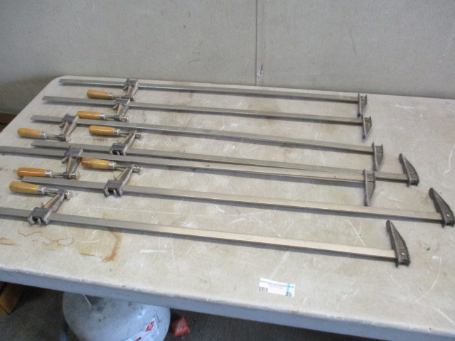 lot 25 image: 38 Bar Clamps